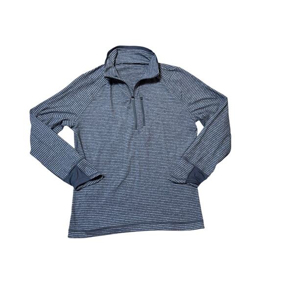 Lululemon Surge Studio half Zip Stripe Long Sleeve, men’s sweatshirt/jacket, XL - Picture 1 of 10